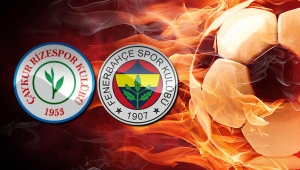 Çaykur Rizespor 1 Fenerbahçe 2