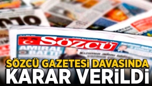 Sözcü gazetesi davasında karar: 7 kişiye hapis cezası