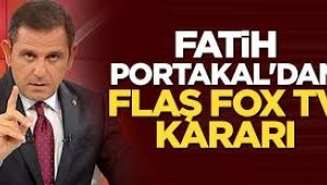 Fatih Portakal'dan flaş Fox TV kararı