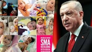 Erdoğan'dan SMA hastası çocuklar için başlatılan kampanyaya tepki