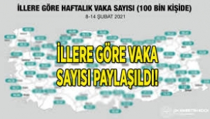 Bakan Koca paylaştı! İşte illere göre haftalık vaka sayısı