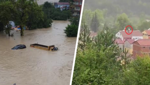 Sinop'ta sel felaketi: Görüntüler korkunç