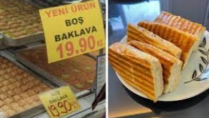 Boş baklavadan sonra şimdi de 'boş gözleme'