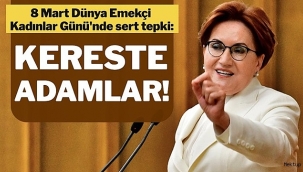 Akşener: Bu ülkenin kadının ayağının altını öpmelisiniz kereste adamlar!