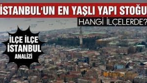 İstanbul'un yapı stoğu en yaşlı ve en genç ilçeleri belli oldu