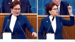 Akşener kürsüden kükredi