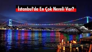 İstanbul'da en çok nereli var?