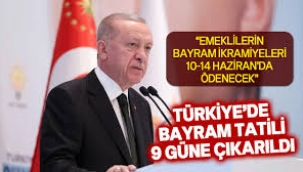 İkramiyeler 10-14 Haziran'da verilirken bayram tatili 9 güne çıkarıldı