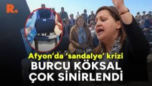 Protokolde plastik sandalye krizi: Burcu Köksal tepki gösterdi