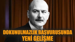 Süleyman Soylu'nun 'dokunulmazlık' başvurusunda yeni gelişme! 