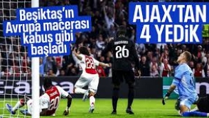 Beşiktaş, Ajax’a deplasmanda 4-0 yenildi