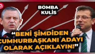 İmamoğlu CHP yönetimine Beni cumhurbaşkanı adayı olarak açıklayın demiş