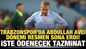 Trabzonspor'da beklenen oldu! Abdullah Avcı'yla yollar resmen ayrıldı