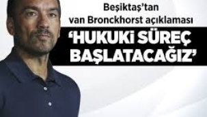 Beşiktaş'tan Giovanni van Bronckhorst açıklaması: Hukuki süreç başlatacağız