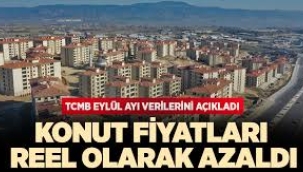 Konut fiyatları reel bazda yüzde 14,7 azaldı