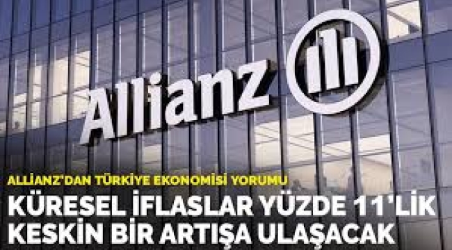 Küresel iflaslar yüzde 11'lik keskin bir artışa ulaşacak