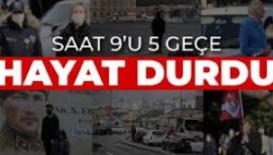 9'u 5 geçe hayat durdu