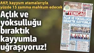 Açlık ve yoksulluğu bıraktık kayyumla boğuşuyoruz