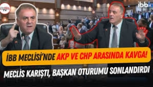 İBB Meclisi'nde CHP ve AKP'liler birbirine girdi