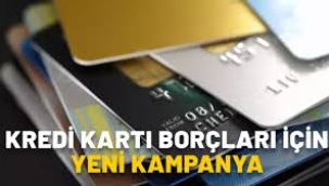 Kredi kartı borcu olanlara 0,99 faiz ile erteleme ve taksit imkanı