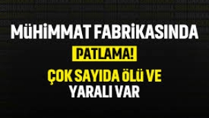 Balıkesir'de mühimmat fabrikasında patlama: 