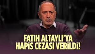 Fatih Altaylı'ya hapis cezası