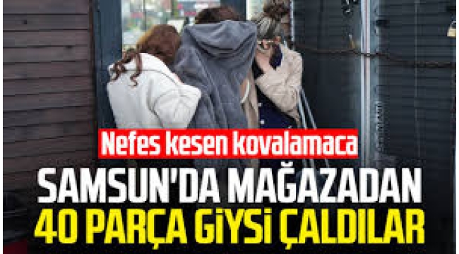 3 kız çocuğu 40 parça kıyafet çaldı