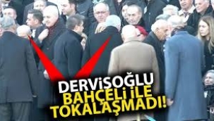 Bahçeli ve Dervişoğlu tokalaşmadı