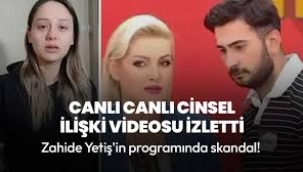 Canlı canlı cinsel ilişki videosu izletti