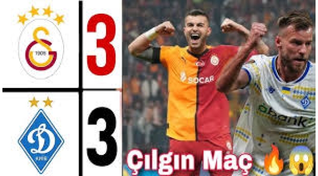 Galatasaray, Dinamo Kiev  3-3 