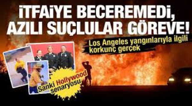 Los Angeles'ta azılı mahkumlar itfaiyeci olarak görevlendirildi!