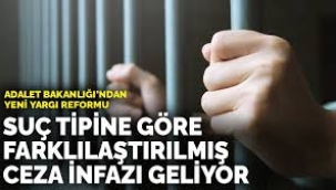 Suç tipine göre farklılaştırılmış ceza infazı geliyor