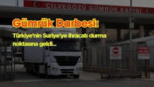 Suriye'den Türkiye'ye görülmemiş gümrük vergisi! 