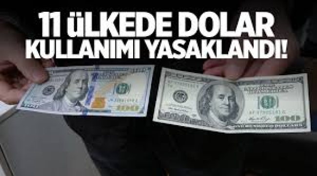 11 ülkede dolar kullanımına yasak