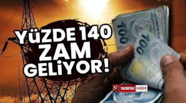 495 lira ve üzerindeki elektrik faturalarına yüzde 140 zam gelecek