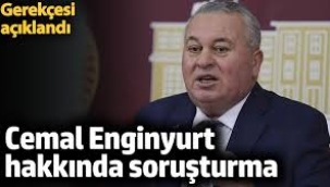 Cemal Enginyurt hakkında soruşturma başlatıldı