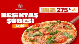 Heros Pizza Beşiktaş'ta Sınırsız Lezzet Şöleni sunuyor! 