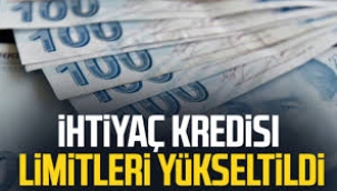 Tüketici ihtiyaç kredisi limitleri değişti: 36 ay vade 125 bin liraya yükseltildi