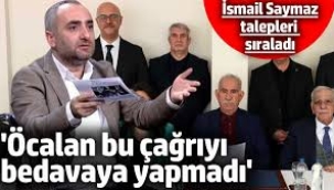 'Öcalan bu çağrıyı bedavaya yapmadı' İsmail Saymaz madde madde sıraladı