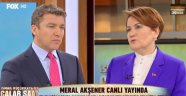 Akşener'den canlı yayında çarpıcı açıklamalar