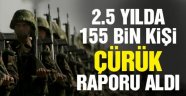 2.5 yılda 155 bin 59 kişi çürük raporu aldı