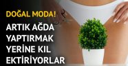 Artık ağda yaptırmıyor kıl ektiriyorlar